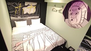 $28 Stayed at Japan's Cheapest Manga Hotel | Hotel Tavinos Asakusa Tokyo