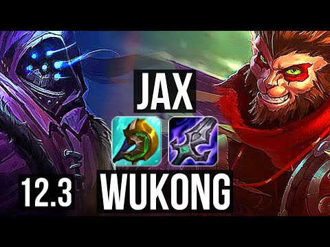 JAX vs WUKONG (TOP) | 3/0/3, 1.6M mastery, 300+ games | JP Diamond | 12.3
