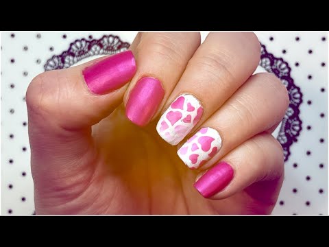 VALENTINE'S DAY NAIL ART FOR BEGINNERS❤ALLA HJÄRTANS DAG NAGLAR