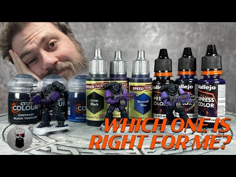 Speedpaint 2.0, Vallejo Xpress Colour, Citadel Contrast Paint... Which one is right for me?