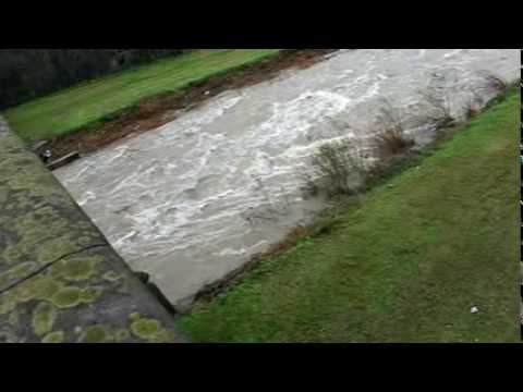 La piena del torrente Pescia