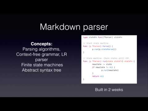 GopherCon 2015: Audrey Lim - How a complete beginner learned Go as a first backend language in 5 wks