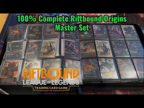 World's First COMPLETE Riftbound Origins Master Set (Signatures Included!!!) #riftbound