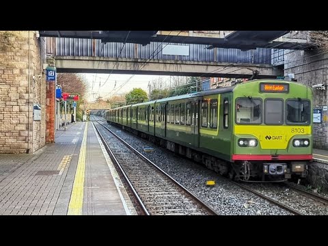 *Express Dart* Irish Rail 8100 Class Dart Train 8103 - Glenageary Station, Dublin.