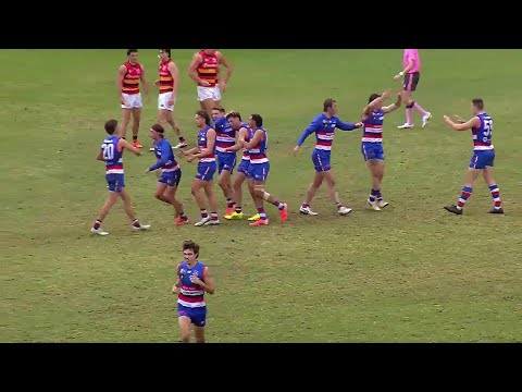 Central's Jai Larkins perfect crumb and snap - Rd 10 Hostplus SANFL Snapshot