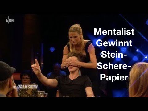 Mentalist Always Wins at Rock-Paper-Scissors - Timon Krause // NDR Talkshow