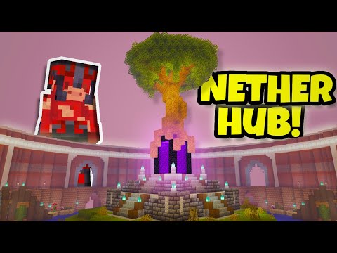 I Built the PERFECT Nether Hub in my Forever World!