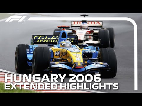 Alonso's Crazy Charge & Button's First F1 Win | Extended Race Highlights | 2006 Hungarian Grand Prix