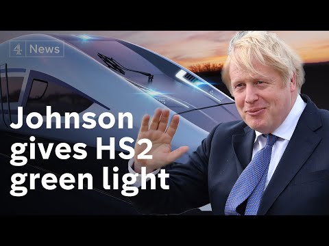 Boris Johnson gives go-ahead for high-speed train line HS2