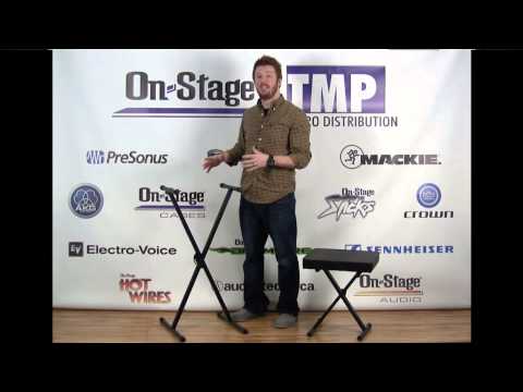 On-Stage Keyboard Stand and Bench Pack Set image 2