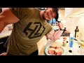 EP5 - Hunter Labrada IFBB Tampa Pro Debut - Arm Workout- Plus What Hunter Eats - 2 Weeks Out!