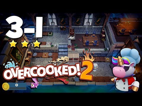 Overcooked! 2: Level 3-1 - 3 Stars Single Player!