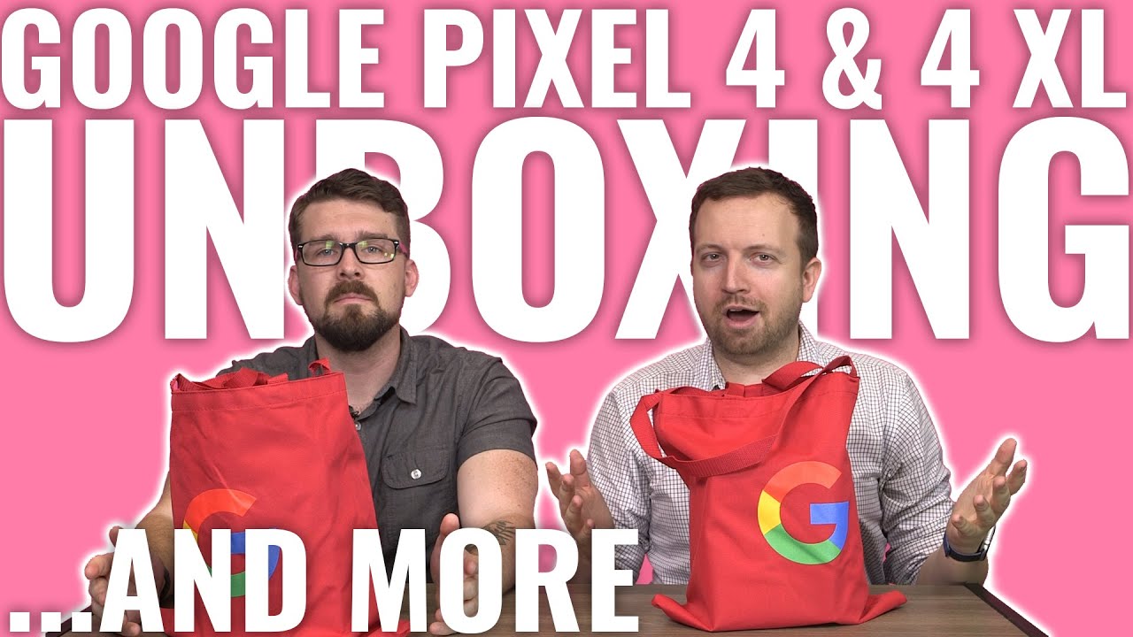 Unboxing the Google Pixel 4, Pixel 4 XL, Nest Mini and accessories