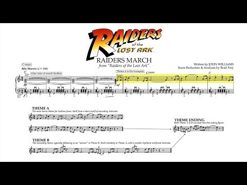 "Raiders March" - Raiders of the Lost Ark (Score Reduction & Analysis)