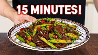 This 15 Minute Beef & Asparagus Stir-Fry Will Change Your LIFE! 🔥
