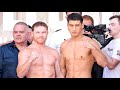CANELO ALVAREZ VS DMITRY BIVOL - FULL WEIGH IN & FACE OFF VIDEO