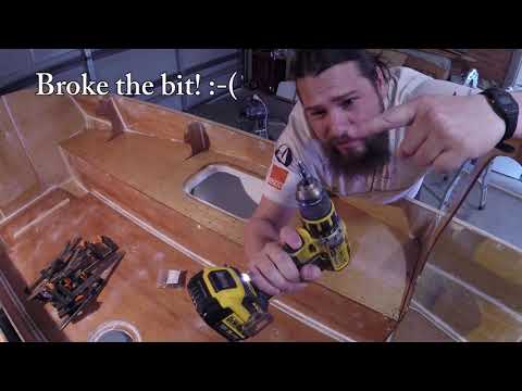 Building a SCAMP part 053 - Gluing the Seat Tops