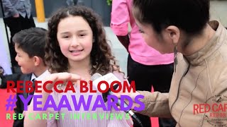 Rebecca Bloom #ThePeanutsMovie at The Young Entertainer Awards #UniversalStudios #YEAAwards video