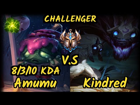 OPT Dardoch (AMUMU) vs KINDRED - 8/3/10 KDA JUNGLE CHALLENGER GAMEPLAY - NA
