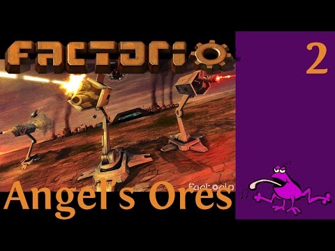 Let's Play Factorio Angel's Ores Ep #2, basic processing