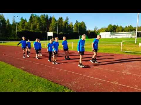 OLS 10 jalkapallo edustusjoukkue - Juoksuvalmennus