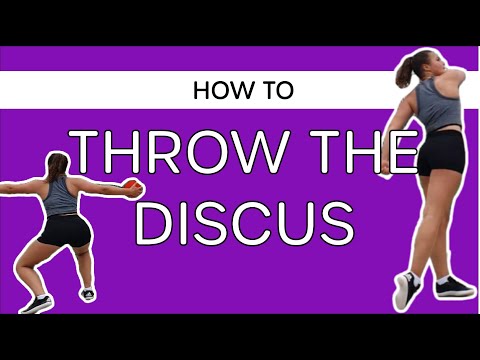 Discus for Beginners.  Learn how to Throw the Discus a long way.