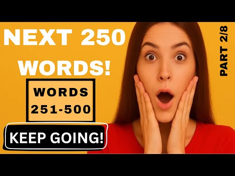 Review 2/8 | 250 Common French Words with Examples | Words 251–500 | Learn French Vocabulary