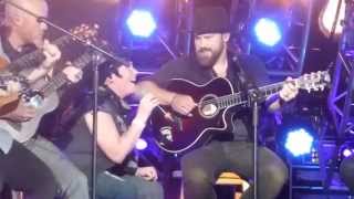 "Grandma's Hands" by Zac Brown Band feat. Chrissy Lee in San Diego 10-19-2014