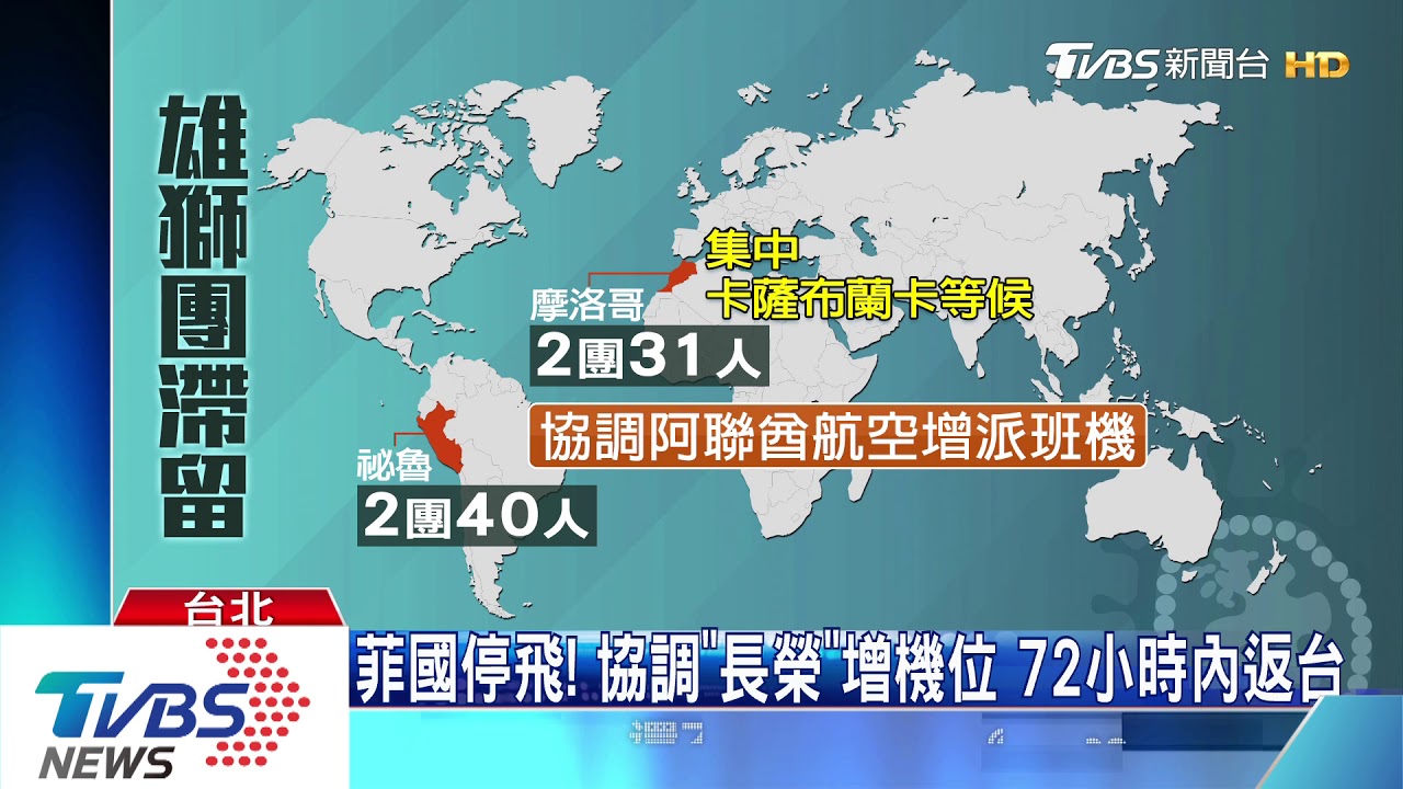 菲國停飛!協調「長榮」增機位 72小時內返台