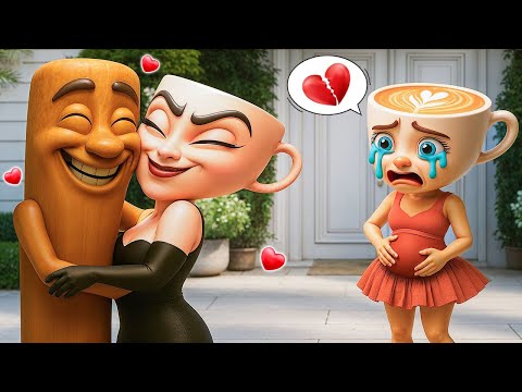 Tung Tung Sahur sad love Story BALLERINA & Espressona in Granny House | funny horror animation