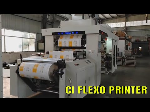 CI flexo printing machine: center drum type printer for paper envelop