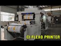 CI Flexo Printing Machine Center Drum Type Printer For Paper Envelop