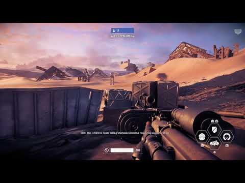 Star Wars Battlefront 2 Use Orbital Strike Destroy AT AT
