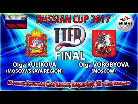 КУБОК РОССИИ-2017 ФИНАЛ Ольга КУЛИКОВА (R:1541) - Ольга ВОРОБЬЁВА (R:1699)