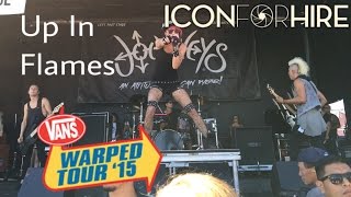 Icon For Hire - Up In Flames - Vans Warped Tour - San Diego, CA 8/5/15