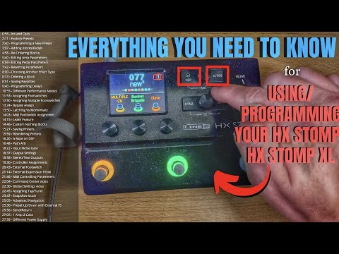 PROGRAMMING & GETTING STARTED w/ HX Stomp/HX Stomp XL - In Depth Guide