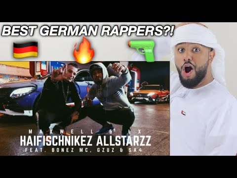 ARAB REACTION TO GERMAN RAP BY 187 Strassenbande - HaifischNikez Allstars **LEGENDARY**