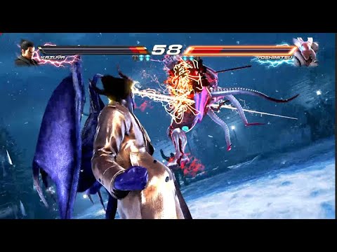Kazuya Devil form vs Yoshimitsu - Tekken 7