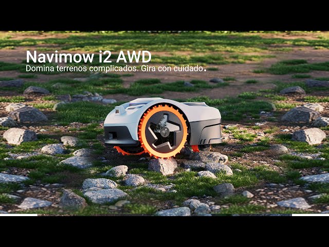 Robot cortacésped Navimow i206E AWD tracción total 600 m² IA GPS video