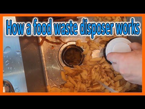 How a food waste disposer works  - what does it grind