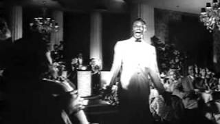 Nat "King" Cole in "The Scarlet Hour", rare Film Noir
