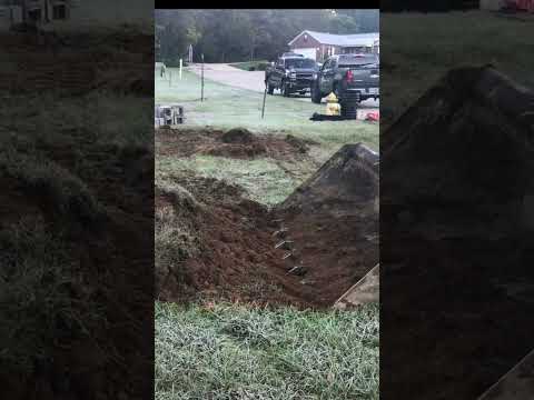 The moment the first blade hits. #homebuilding #construction #contractor #building #excavator #diy