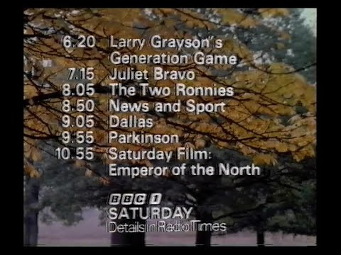 BBC1 Closedown | 14th / 15th November 1980
