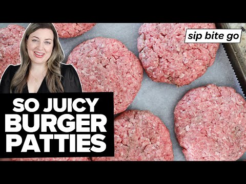 How To Make Ground Beef Patties For Burgers [With...