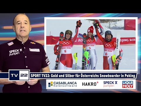 SPORT TV22: Gold für Petra Vlhova bei Olympischem Slalom in Peking Silber für Katharina Liensberger