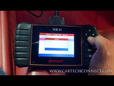 How to use the iCarsoft Mercedes II MB II scanner