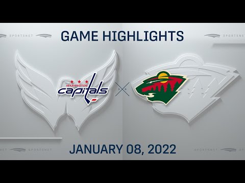 NHL Highlights | Capitals vs. Wild - Jan. 8, 2022