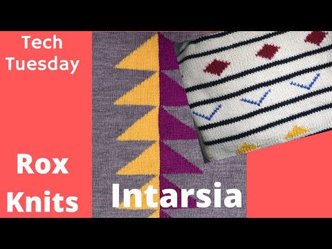 Basics of Intarsia (color block) Knitting // Technique Tuesday