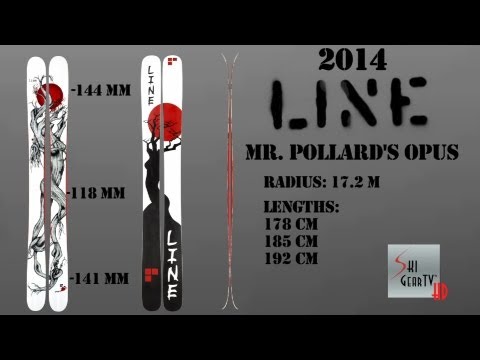 2014 LINE "Mr. Pollard's Opus" And "Sir Francis Bacon" Schiausrüstung Ski Review