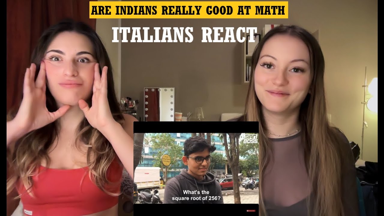 Italians React To Are Indians Really Good At Math